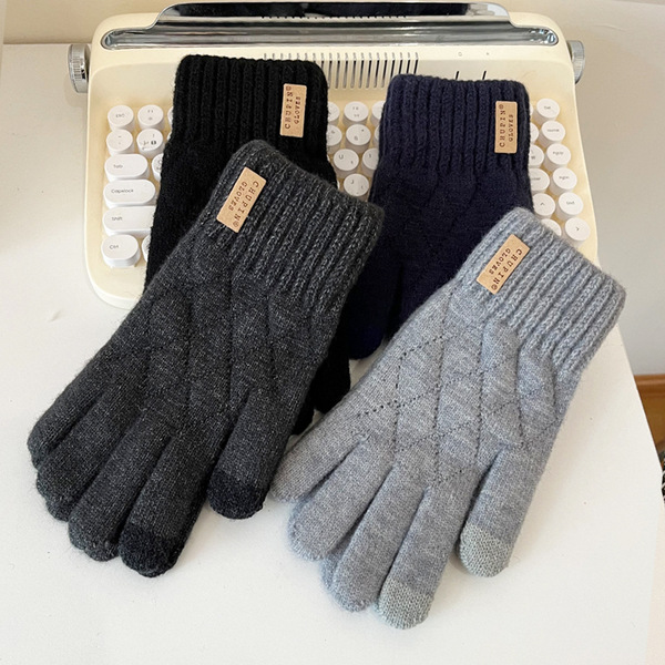 knitted keep warm winter fashionable gloves