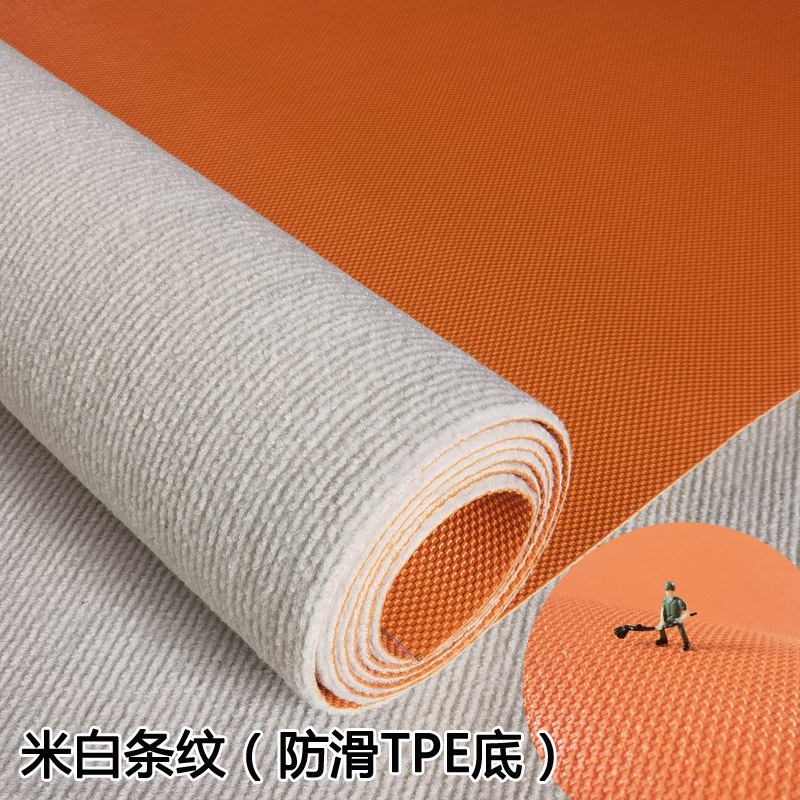 Alfombra de color sólido se puede cortar al lado de la cama dormitorio ventana flotante alfombra de oficina alfombra de sala de estar de gran área