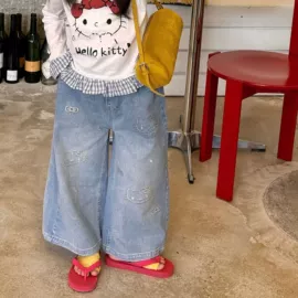 童T恤;儿童牛仔裤;童裤