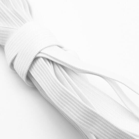 黑白0.6CM 0.8CM 1.0CM 1.2CM厘米散装窄钩编松紧带橡筋