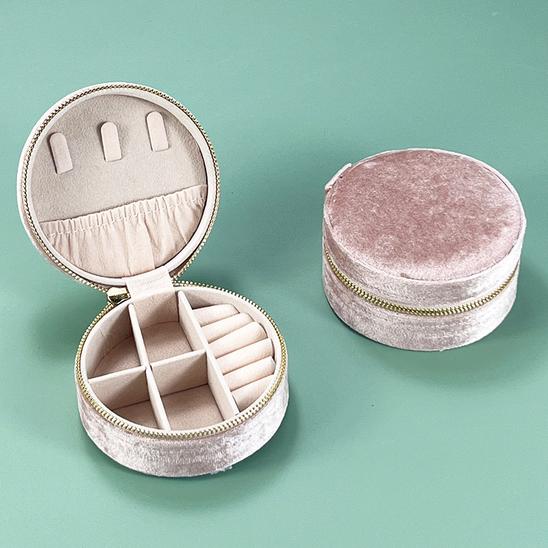 Rosa perlado redondo; 10x10x5cm