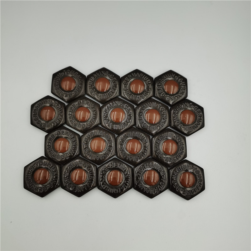 Желтое сердце шестиугольная пластина