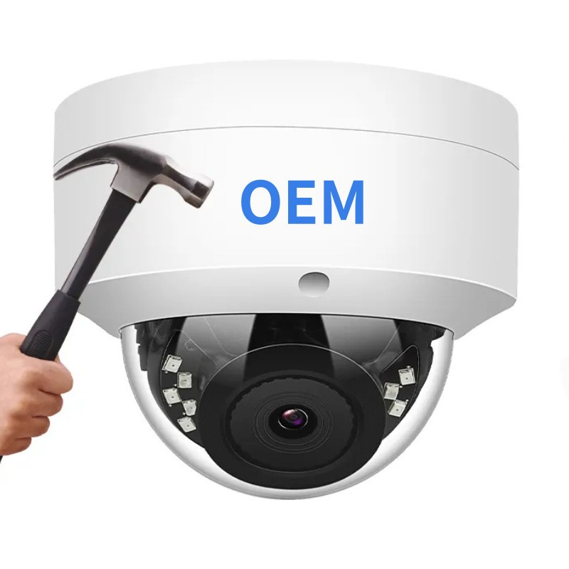 Factory 5MP network semi -camera closed -circuit TV camera explosion -proof hemisphere IP67 built -in microphone