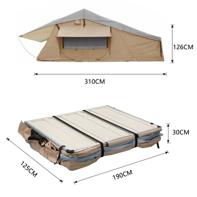 Avtomobil dam çadırları Soft-Top Tent for Outdoor