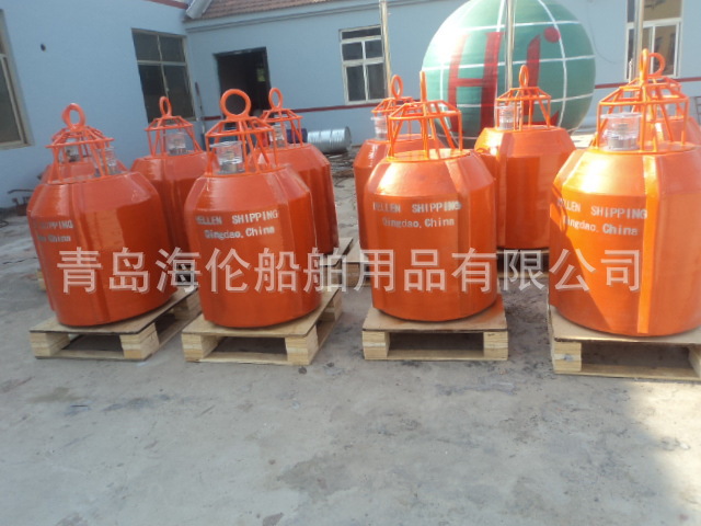 码头警示用灯浮标 航道聚乙烯实心填充钢制浮标  钢制航标防撞设
