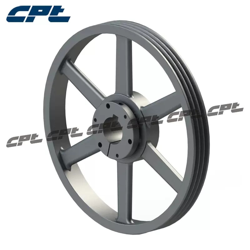 CPT 美标铸铁皮带轮 3-3V1400SK  配用QD锥套 辐条式