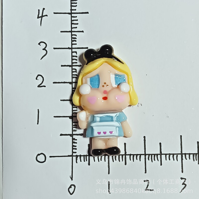新しい光沢のある泣いている赤ちゃん漫画少女樹脂アクセサリー diy クリーム接着剤携帯電話ケース水カップ靴と衣類アクセサリー|undefined