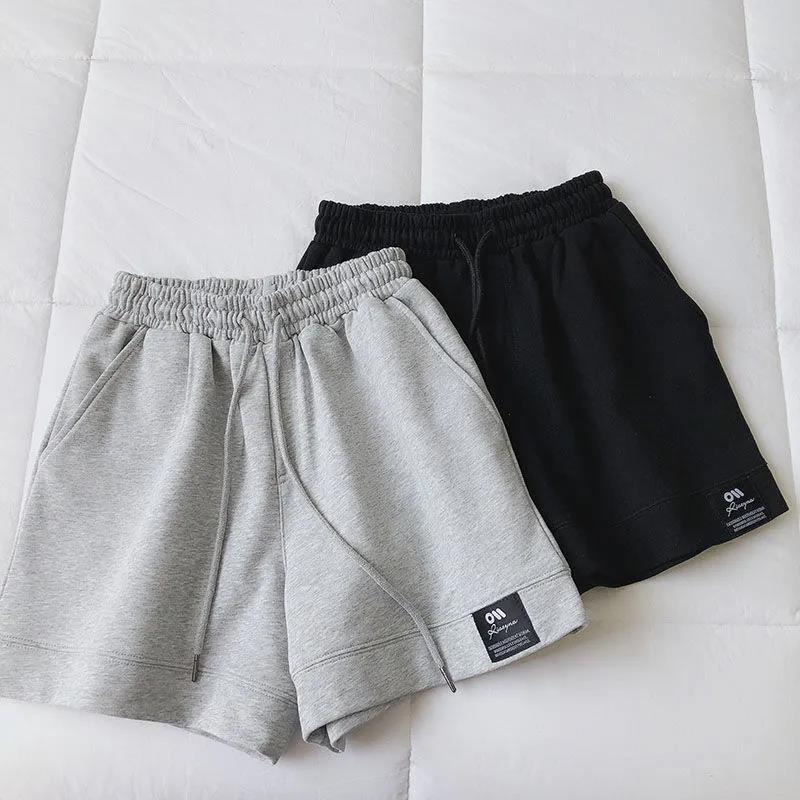 2025 Sports Shorts Women's Summer Loose Ins K-Style Outer Wear Running Casual Wide-Leg High-Waist Slim Student Hot Pants