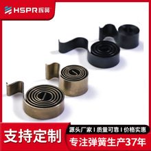 涡卷扁线弹簧65Mn螺旋形卷簧非接触型平面涡卷弹簧加工厂家