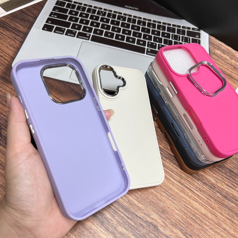 适用iphone16金属相框15ProMax苹果17手机壳软壳11简约纯色11批发|undefined