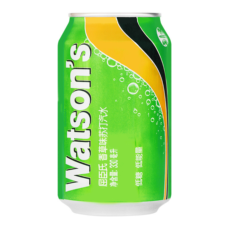 Watson's Watsons Soda Water Original Flavor/Tonic Water/Vanilla Flavor 330ml*24 Sparkling Water Carbonated Drink 4