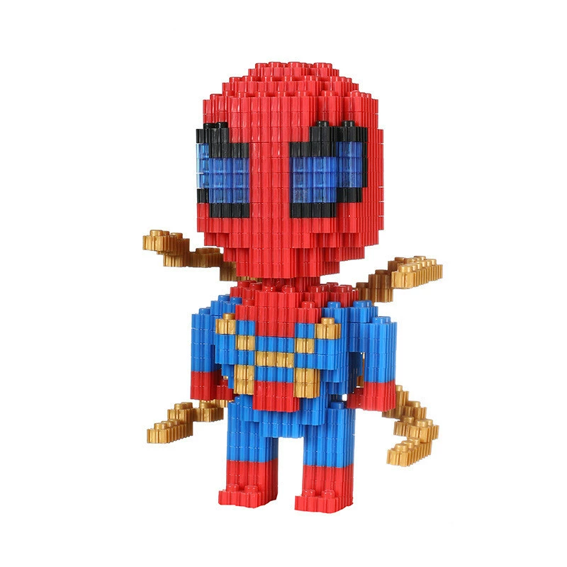 Mini Block Minifigure Set, compatible with Lego, assorted bear characters — birthday gift for boys