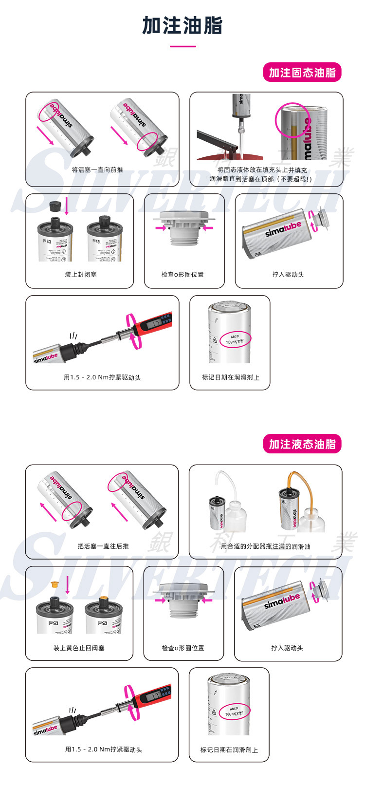司马泰克注油器SL01-15ml 厂家直供森马simalube注油装置瑞士进口小保姆示例图12