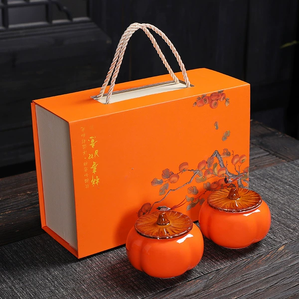 Mid -Number Persimmon Bar -Two Gift Boxes