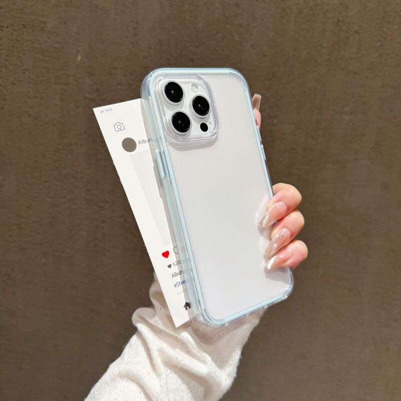 透明アクリル落下防止スリーインワンケース 16 iphone17pro 携帯電話ケース Apple 15 保護カバーに適しています|undefined