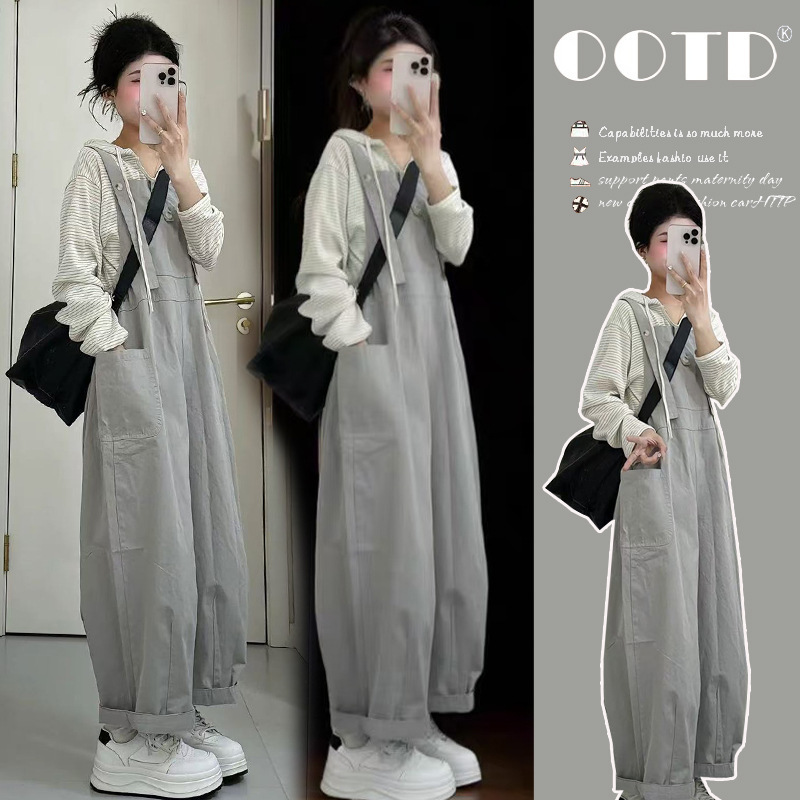 Trendy and Youthful, Unique and Relaxed Style, Loose-Fitting, High-End Feel, Drapey Workwear Overalls, Wide-Leg Pants, Tops, Maternity Wear Trendy and Youthful, Unique and Relaxed Style, Loose-Fitting, High-End Feel, Drapey Workwear Overalls, Wide-Leg Pants, Tops, Maternity Wear