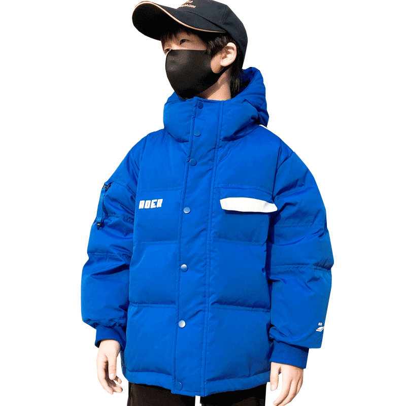 Chaqueta acolchada de algodón para niños invierno 2024 nuevo estilo chaqueta acolchada de plumón cálido al aire libre para niños chaquetas acolchadas para niños grandes