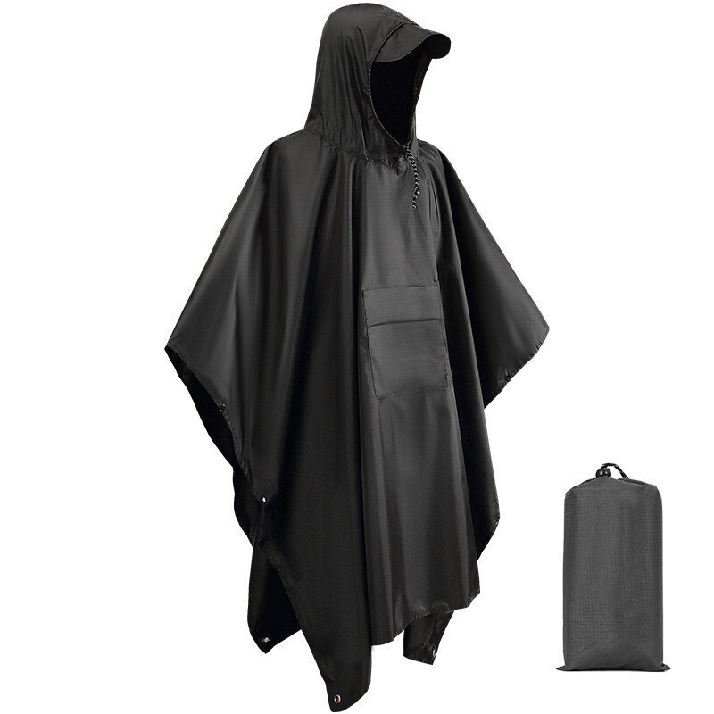 Raincoat Cross-Border Multifunctional Tarp Ground Mat Foreign Trade Three-In-One Poncho Portable Pu One-Piece Hiking Rain Poncho Wholesale Raincoat Cross-Border Multifunctional Tarp Ground Mat Foreign Trade Three-In-One Poncho Portable Pu One-Piece Hiking Rain Poncho Wholesale
