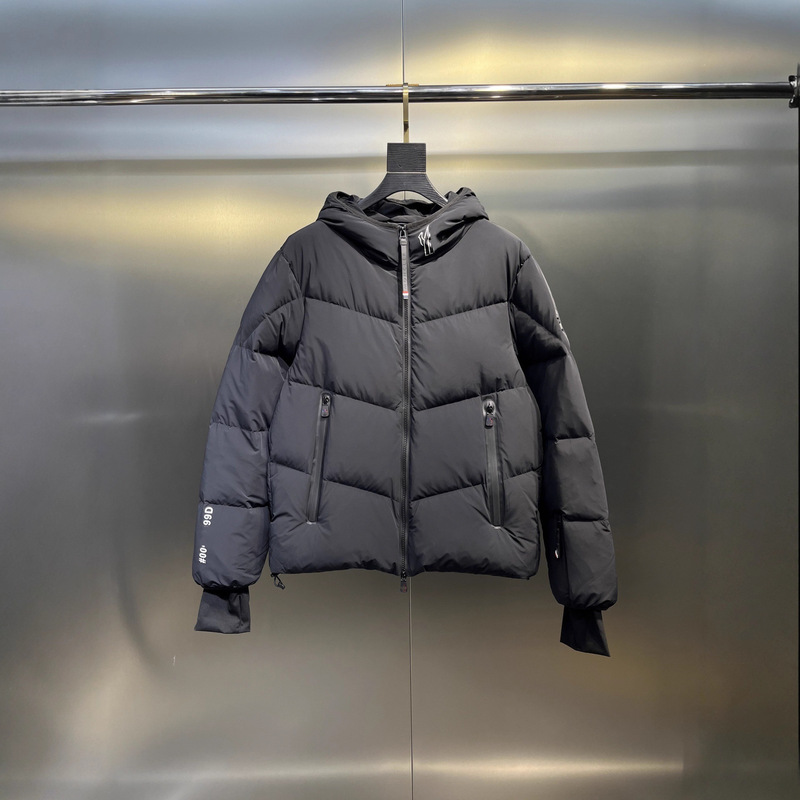 【Free Shipping and Dropshipping】Cross-Border High-End Version of the New Meng Winter m Brand Hooded Comfortable Zip-Up Loose down Jacket