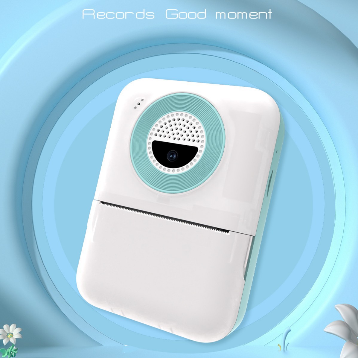 Transfronterizo Q1 nueva pantalla grande de alta definición de 4.0 pulgadas Polaroid para niños mini cámara de impresión de cámara dual digital