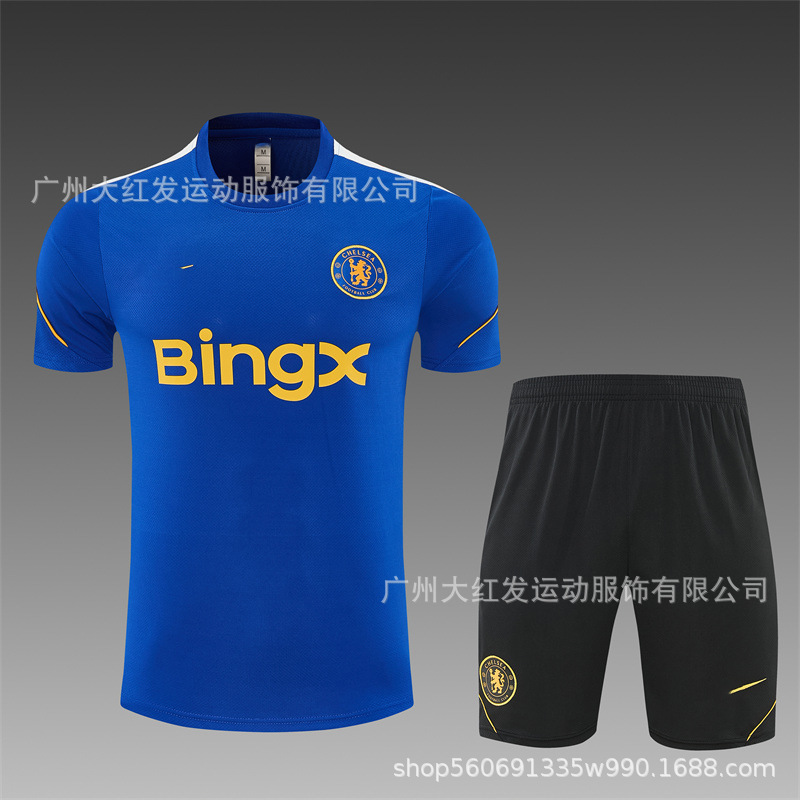 2627 Chelsea de manga corta azul