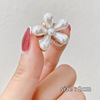 Cute brand hairgrip from pearl, retro hairpins, bangs, hair accessory, simple and elegant design, wholesale