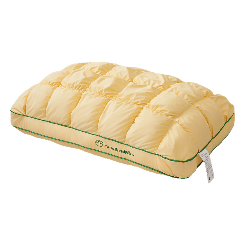 Almohada de bolsa de piña de algodón, hogar para adultos, un par de almohadas cervicales para ayudar a dormir, dormitorio, una sola cabeza