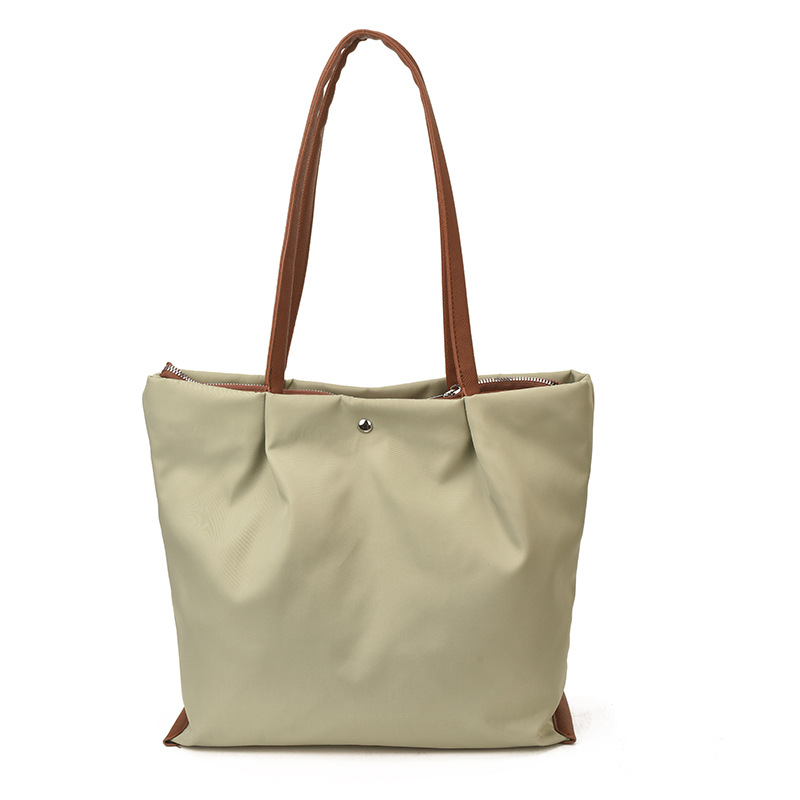 Bolso de tela de nylon de gran capacidad para mujeres 2026 nuevo tipo de bolso de hombro ligero y simple estilo coreano nicho Zhong Commuting Tote image 7
