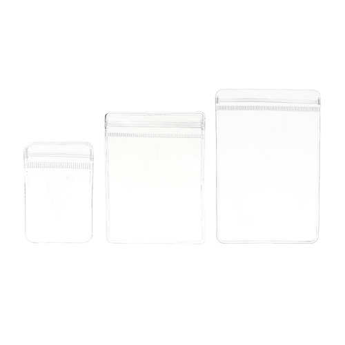 Wholesale Large Capacity PVC Anti-Oxidation Transparent Earring Necklace Ear Jewelry Storage Bag