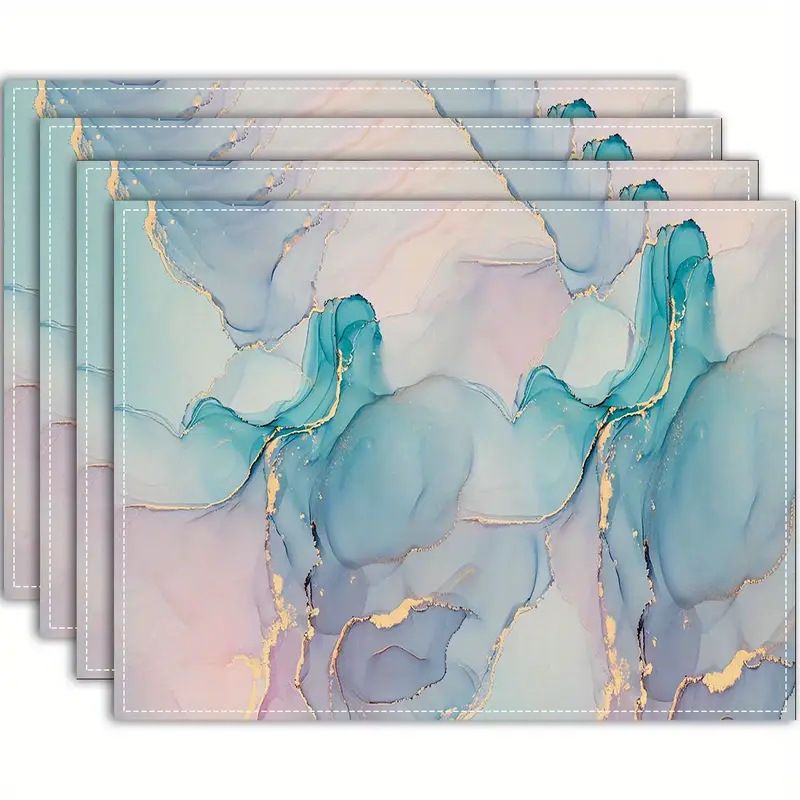 Transfronterizos lino almohadilla de mesa Aliexpress TEMU Amazon almohadilla de mesa cuadrada búfalo rojo almohadilla de Navidad Día de la Independencia