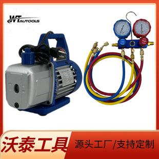 Single-stage 1.5L anti-reflux vacuum pump with meter set 4CFM/110V/60HZ electric self-priming pump silent