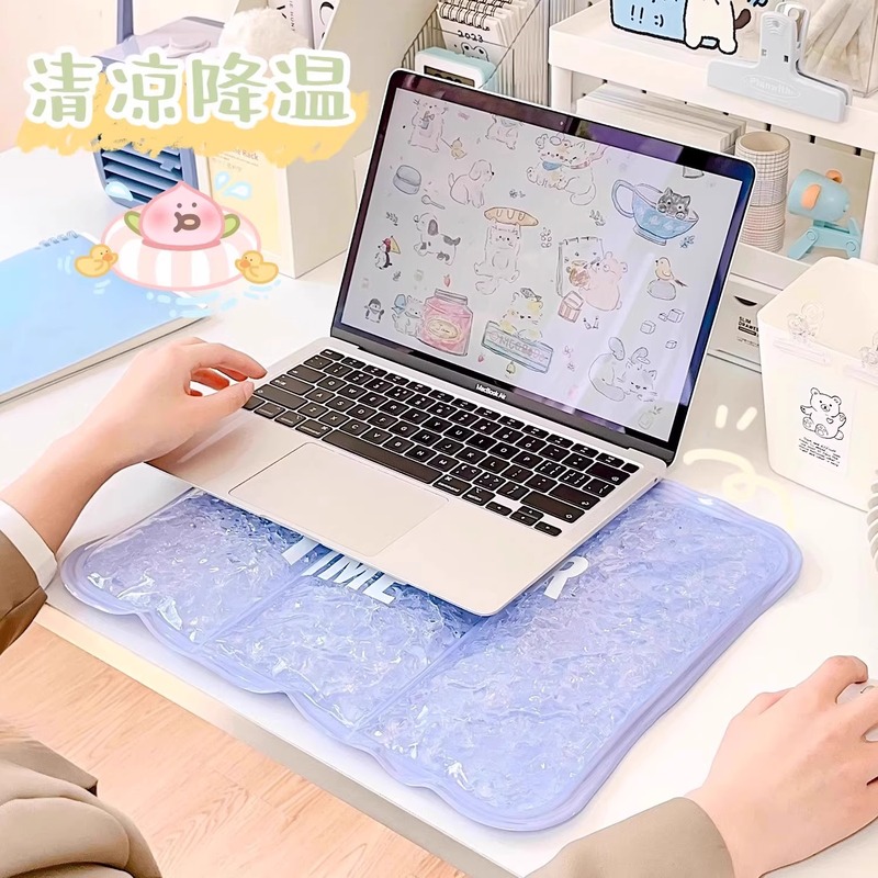 夏の氷クッションオフィスお尻クッション水クッション車の椅子ソファ冷却クッション通気性のある夏の冷却|undefined