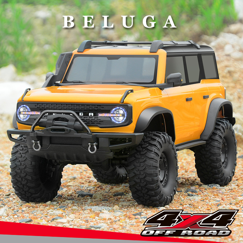 1/10RC remote control climbing car Huang Bo Lie horse professional adult four-wheel drive high and low speed off-road vehicle boy toy