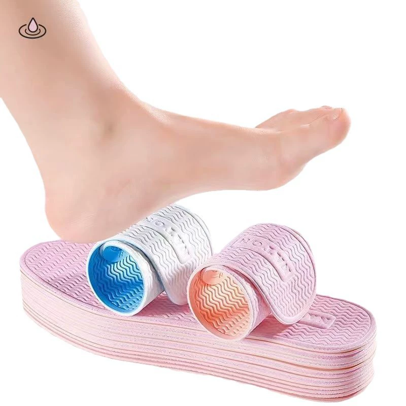 Summer thin latex comfortable breathable deodorized insoles, soft sole, absorbs sweat and smell