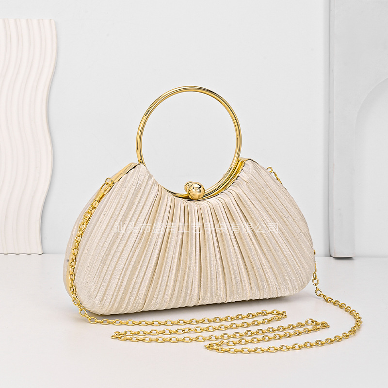 Cross-Border New Evening Bag For Women, New Chinese Style Cheongsam Clutch, Party Handbag, Fashionable Elegant Crossbody Bag - Thumbnail 6