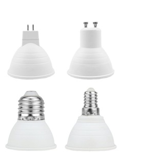 Plastic coated aluminum double color temperature switch color changing LED lamp Cup E27 E14 GU10 MR16 24 degree 120 degree spotlight