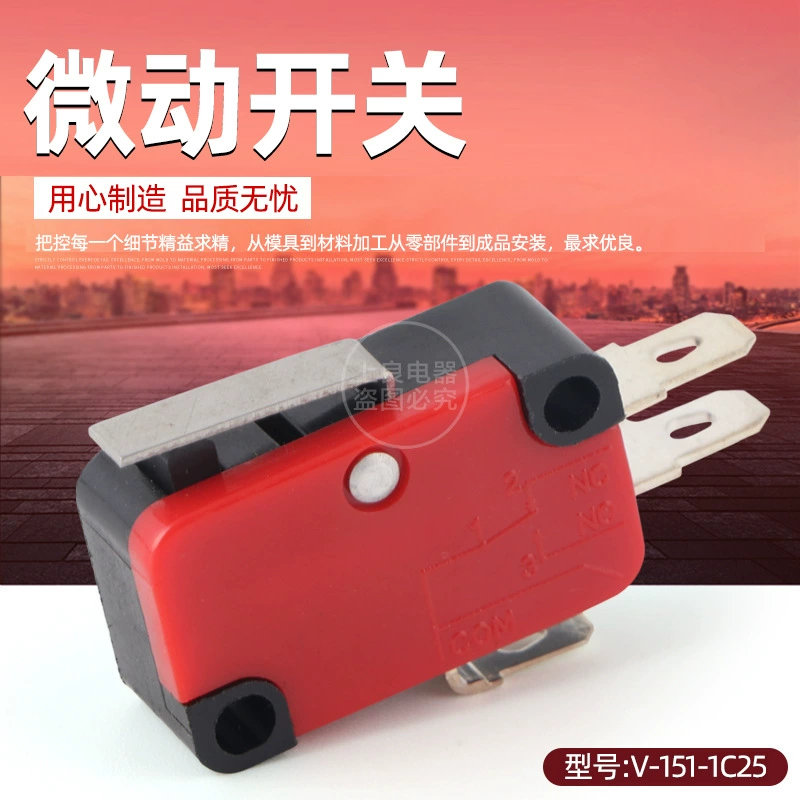Переключатель хода V-151-1C25 переключатель ограничения микро-переключатель самосброса