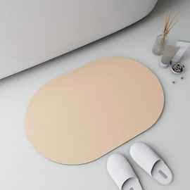 浴室卫生间门口地垫 科技布洗手间吸水防滑软垫简约纯色地毯批发