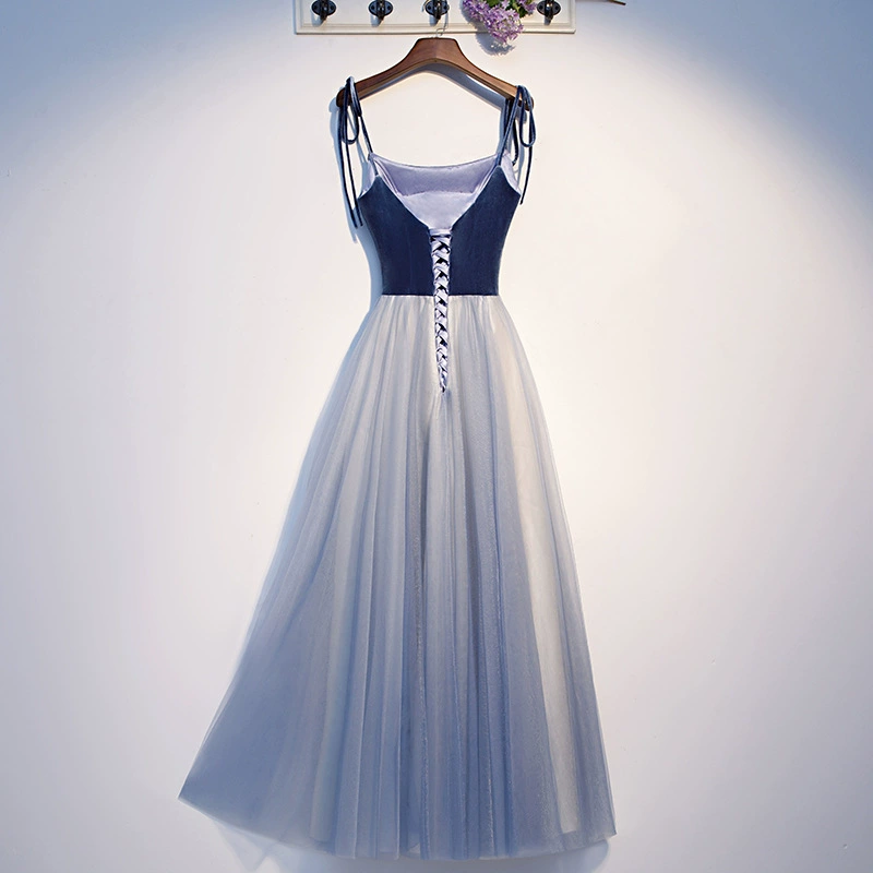 Long evening dress, elegant bridesmaid dress, maxi length