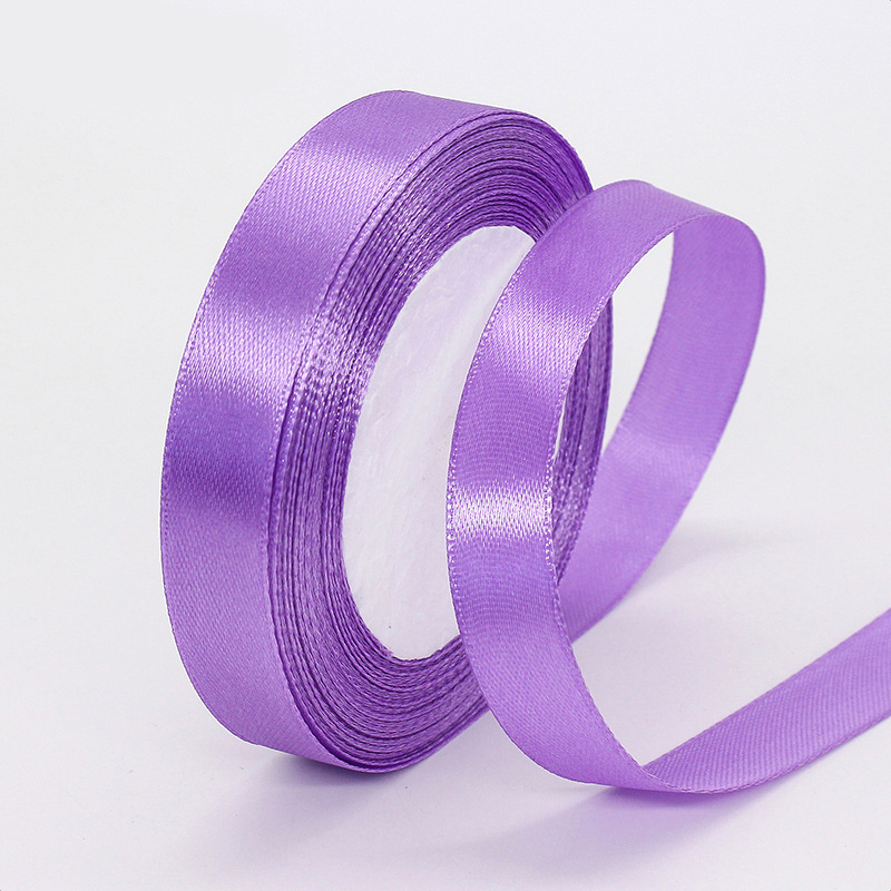 Fabricantes al por mayor lavanda púrpura cinta de cinta flor regalo decoración embalaje cinta transfronteriza al por mayor cinta