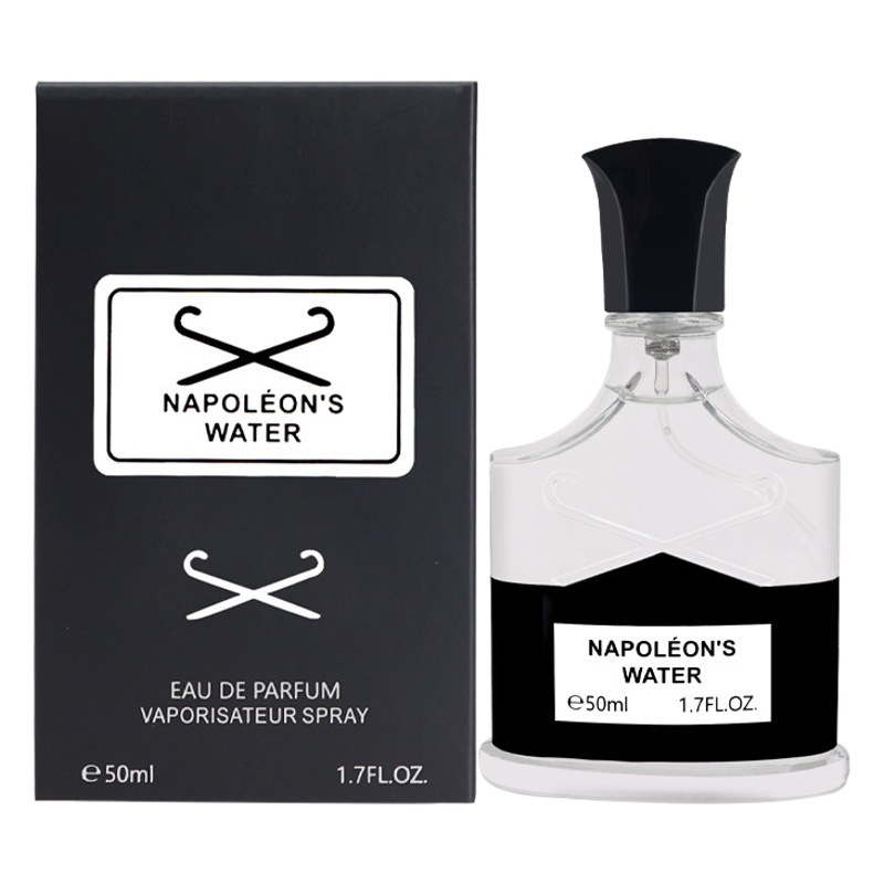 Celebridad de Internet mismo estilo original corazón amantes Napoleón agua perfume hombres de larga duración Fragancia ligera fresca natural 50ml