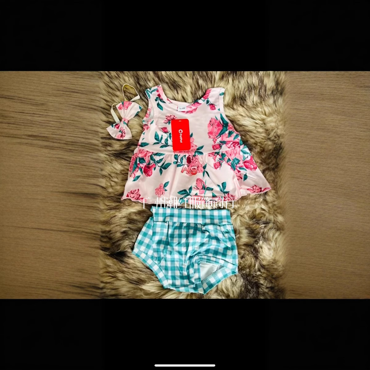 Conjunto de comercio exterior marca de ropa infantil estilo mezclaje ropa de cola al por mayor sets de niños patpat