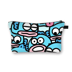 新款hangyodon 小丑魚化妝包可愛防水滌綸大容量便攜收納包包批發