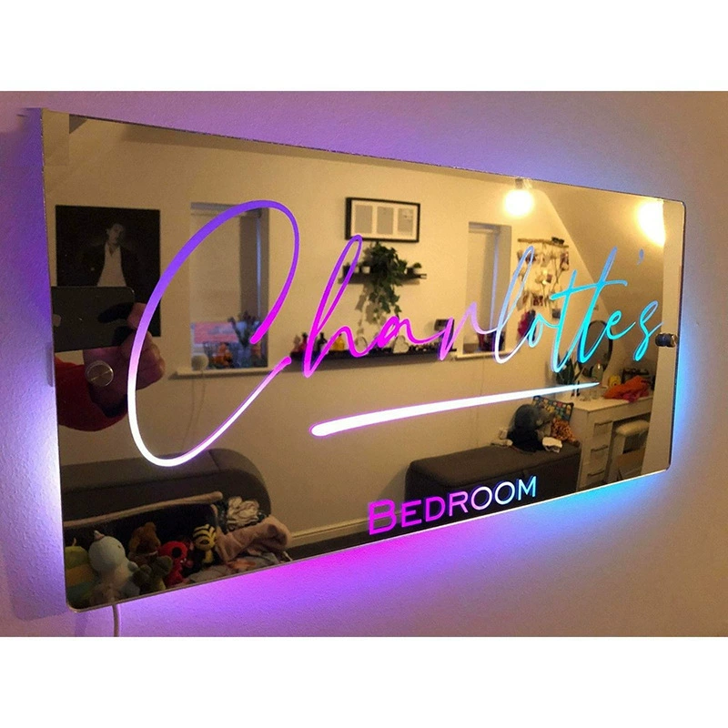 LED-зеркало, украшения, огни, ночник, индивидуальный