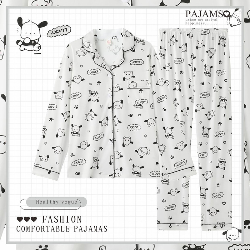 Conjunto de Pijamas para Mujer de Poliéster, Cómodo, para Casa