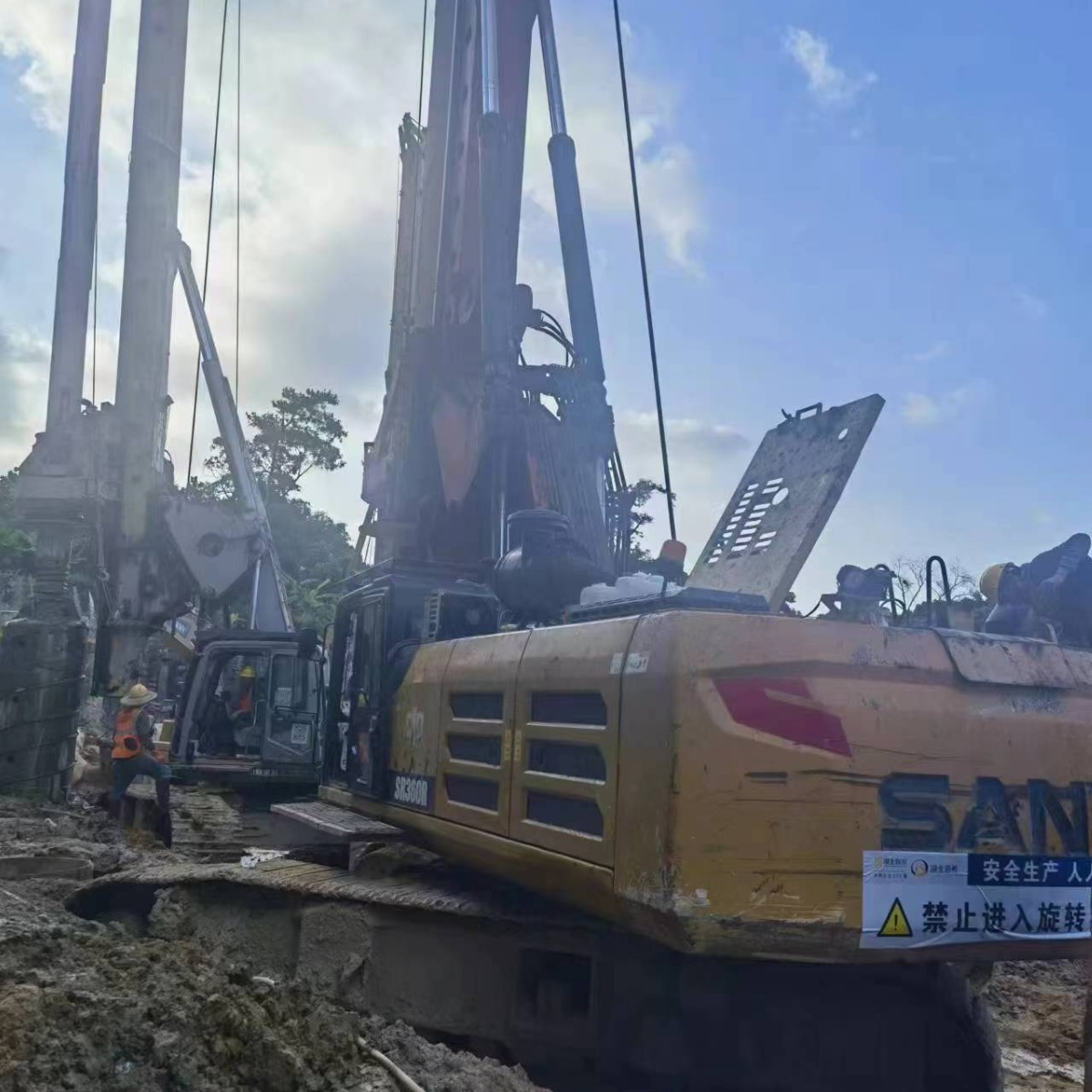 二手三一SR285旋挖钻机2018产SANY旋挖钻SR150 SR155 SR165 SR265