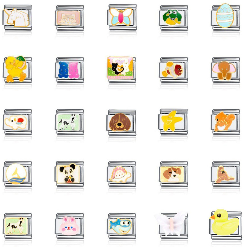 The Module Is Available in Stock! Cross-border Popular Taobao Animal Bracelet DIY Italian Module Splicing Bracelet The Module Is Available in Stock! Cross-border Popular Taobao Animal Bracelet DIY Italian Module Splicing Bracelet