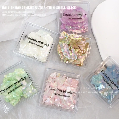 Irregular Colorful Iridescent Stickers — Dırnaq bəzəkləri