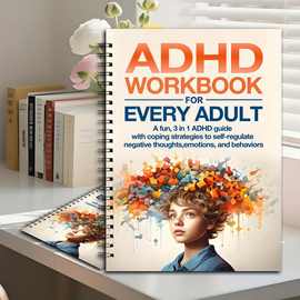 跨境专供 TEMU新款螺旋线圈本 ADHD WORKBOOK笔记本 支持贴标代发