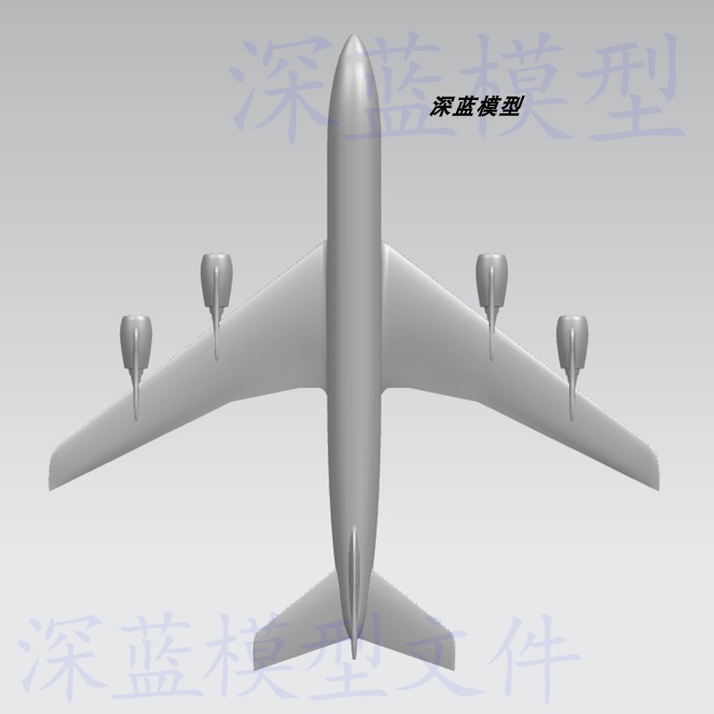 波音707-300飞机猜想图三维工业模型UG文件其他商务礼品详情客服